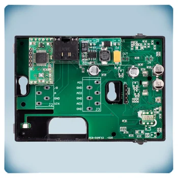 Trasmettitore temperatura intelligente | umidità | TVOC | PoM vista pcb