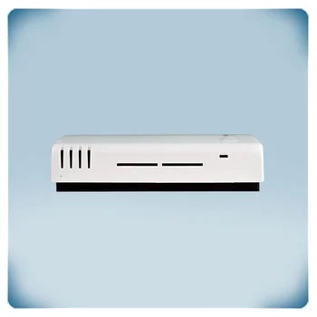 Sensore per temperatura ambientale in contenitore bianco PoM per qualità dell'aria