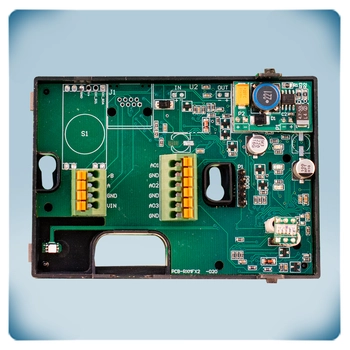 Box sensore temperatura | umidità 24 VAC - VDC vista PCB per qualità dell'aria