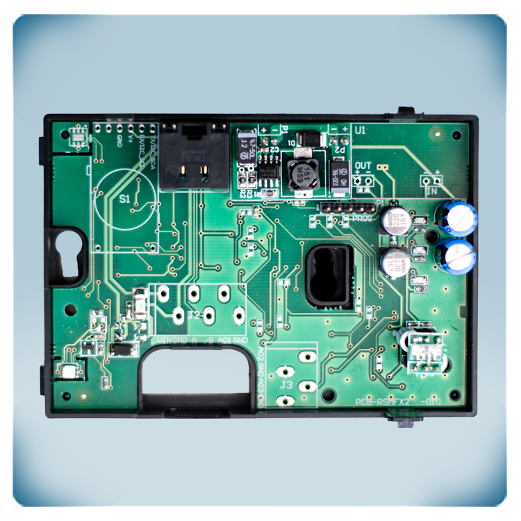 Box sensore temperatura | umidità PoM vista PCB per qualità dell'aria