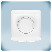 Electronic device in white plastic enclosure