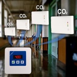 Un sistema di ventilazione controllato da 6 diversi sensori di CO2