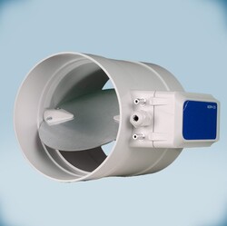 Serranda circolare motorizzata con controllo della pressione | 125 mm
