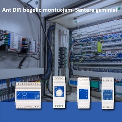Ant DIN bėgelio montuojami Sentera gaminiai