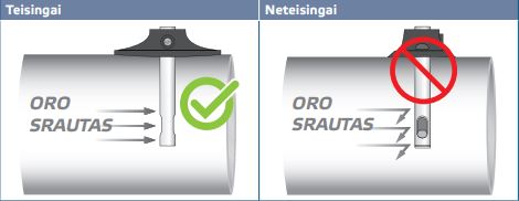 Ortakinio jutiklio montavimas
