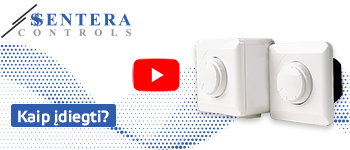 SDY reguliatoriaus montavimas