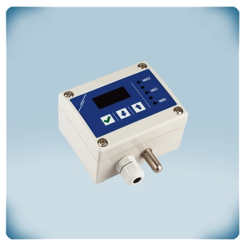 Proportional programmable converter with built-in PT500 temperature sensor