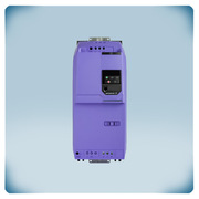 Bedieningsknop op zwart-paars deksel op zwarte koellichaam