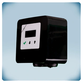 Residentiële HVAC-controller voor inzet of opbouwmontage. RDCV9-AD-BK