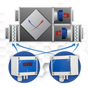 Monitoring filtrów systemów wentylacyjnych