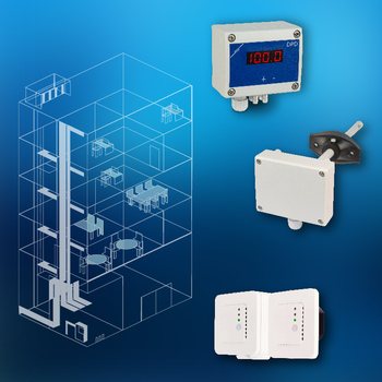 Czujniki HVAC do systemów automatyki budynkowej