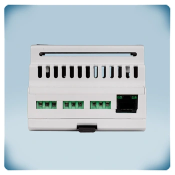 Регулятор вентилятора с Modbus на DIN рейку, вид снизу