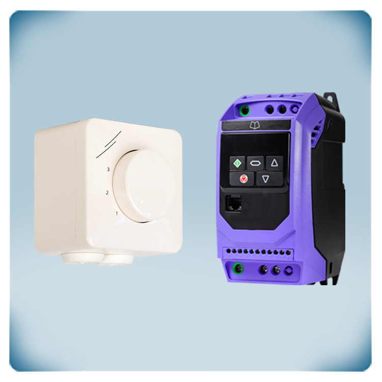 400 V induktionsmotor 30 A | 3-stegs hastighetsreglering