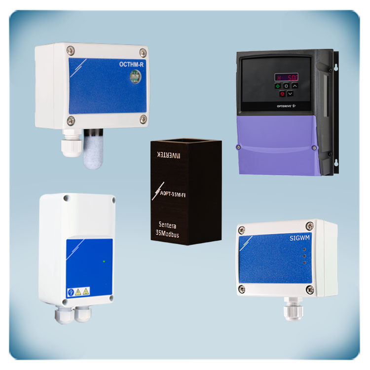 Temperatur fuktighetsreglering | IP66 | 230 V AC motor | 7 A