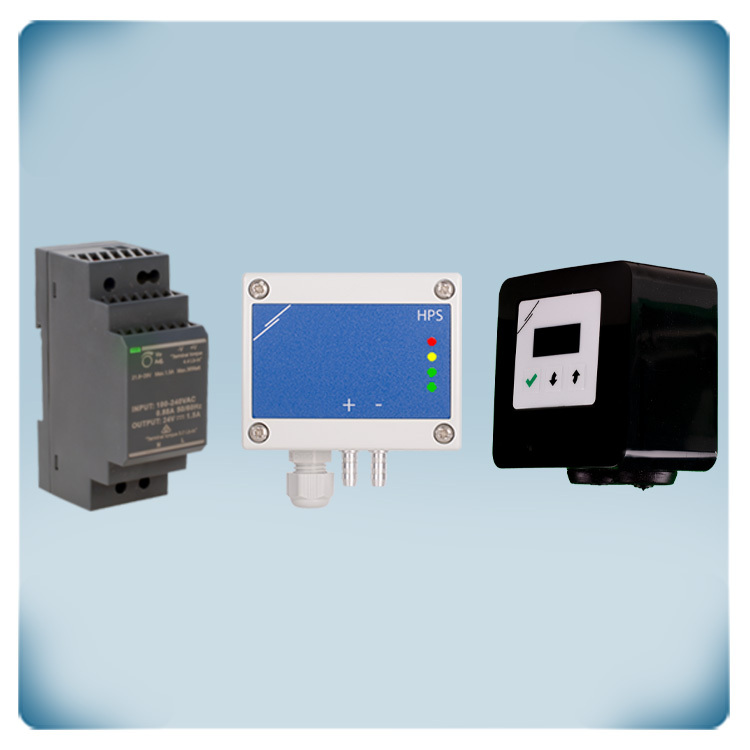 Differenstrycksreglering -125 - 125 Pa, EC-motor