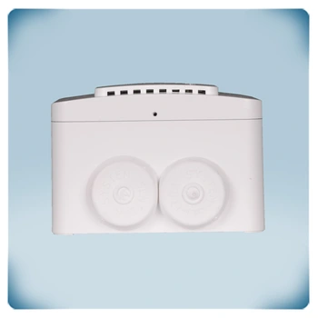 Beyaz plastik mahfazalı HVAC alarm ünitesi